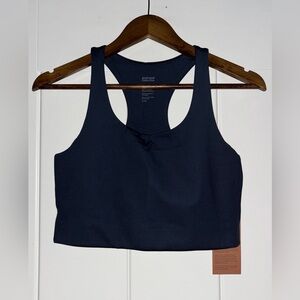 Girlfriend Collective Paloma Racerback Crop Tank Top NWT L Sustainable Yoga Blue